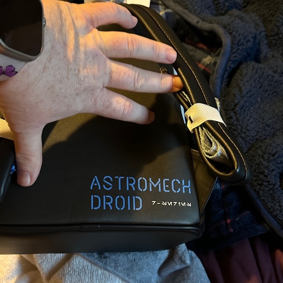 Loungefly R2-D2 Droid Backpack in White and Blue - Picture 3 of 3